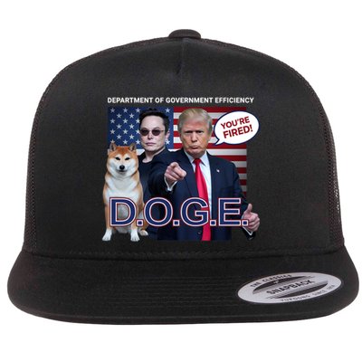 Doge Department Of Government Efficiency Flat Bill Trucker Hat