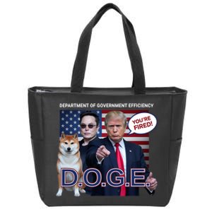 Doge Department Of Government Efficiency Zip Tote Bag