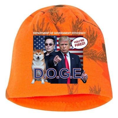 Doge Department Of Government Efficiency Kati - Camo Knit Beanie