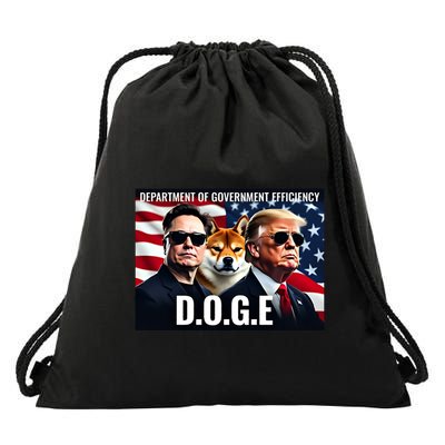Doge Department Of Government Efficiency Drawstring Bag