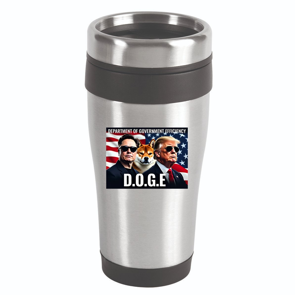 Doge Department Of Government Efficiency 16oz Travel Tumbler