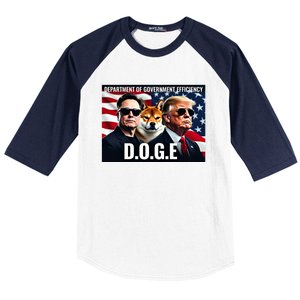 Doge Department Of Government Efficiency Baseball Sleeve Shirt