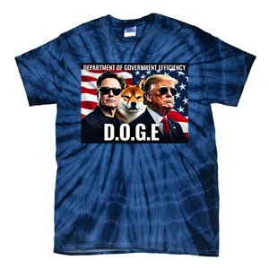 Doge Department Of Government Efficiency Tie-Dye T-Shirt