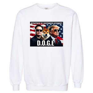 Doge Department Of Government Efficiency Garment-Dyed Sweatshirt