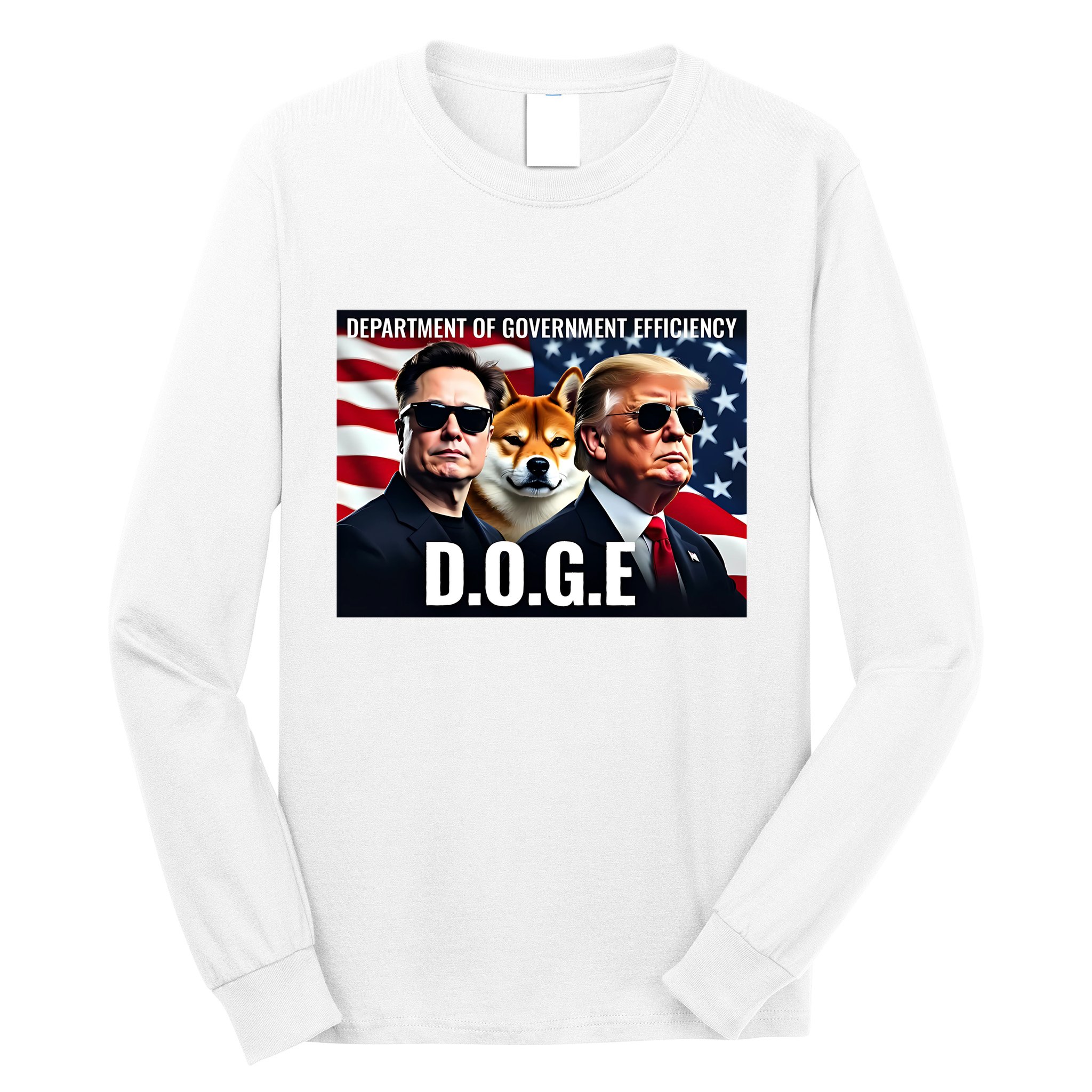 Doge Department Of Government Efficiency Long Sleeve Shirt