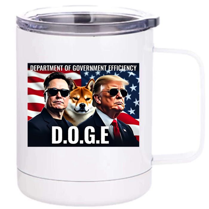 Doge Department Of Government Efficiency 12 oz Stainless Steel Tumbler Cup