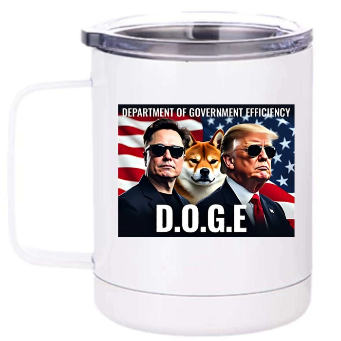 Doge Department Of Government Efficiency 12 oz Stainless Steel Tumbler Cup