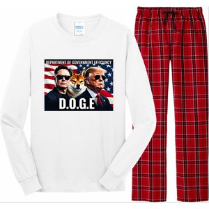 Doge Department Of Government Efficiency Long Sleeve Pajama Set