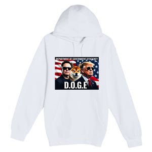 Doge Department Of Government Efficiency Premium Pullover Hoodie