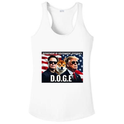 Doge Department Of Government Efficiency Ladies PosiCharge Competitor Racerback Tank