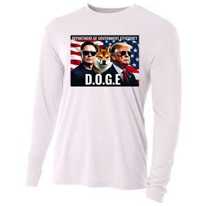 Doge Department Of Government Efficiency Cooling Performance Long Sleeve Crew