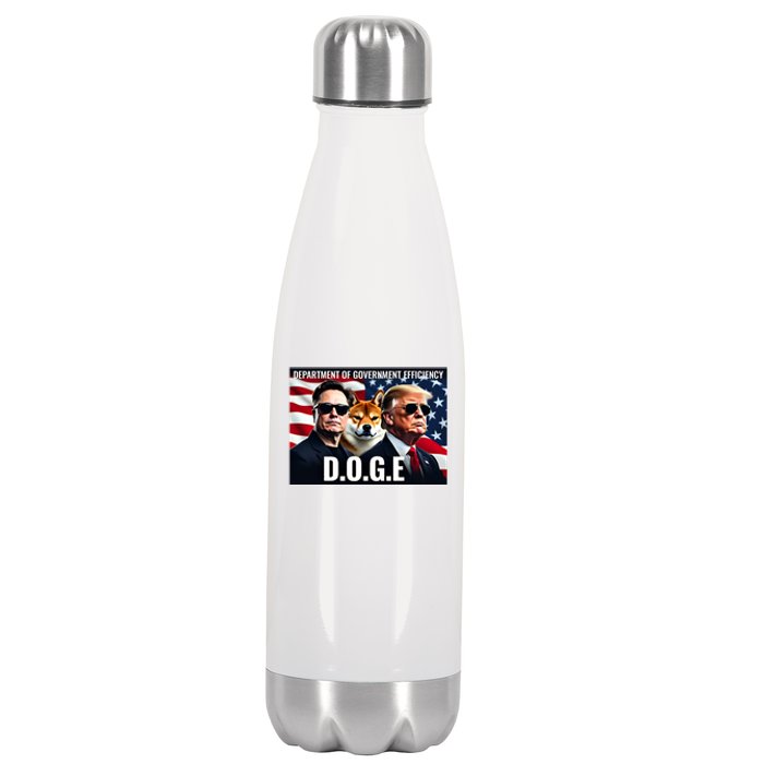 Doge Department Of Government Efficiency Stainless Steel Insulated Water Bottle