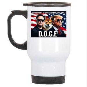 Doge Department Of Government Efficiency Stainless Steel Travel Mug