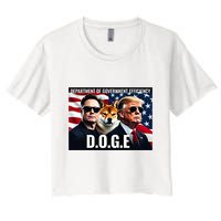 Doge Department Of Government Efficiency Women's Crop Top Tee