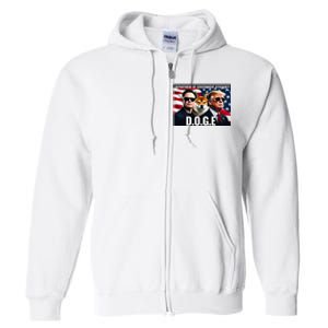 Doge Department Of Government Efficiency Full Zip Hoodie