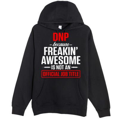 Dnp Doctor Of Nursing Practice Job Title Rn Nurse Gift Premium Pullover Hoodie