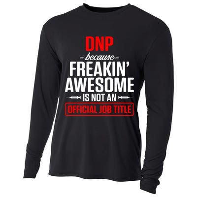 Dnp Doctor Of Nursing Practice Job Title Rn Nurse Gift Cooling Performance Long Sleeve Crew