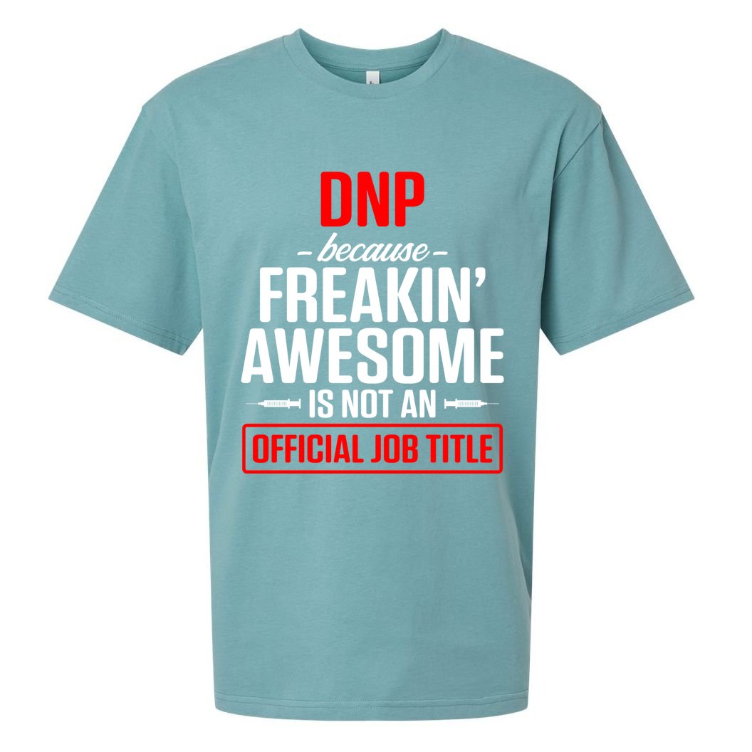 Dnp Doctor Of Nursing Practice Job Title Rn Nurse Gift Sueded Cloud Jersey T-Shirt