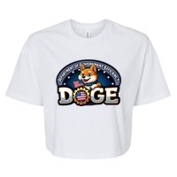 Doge Department Of Government Efficiency Bella+Canvas Jersey Crop Tee