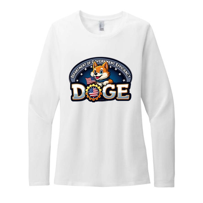 Doge Department Of Government Efficiency Womens CVC Long Sleeve Shirt