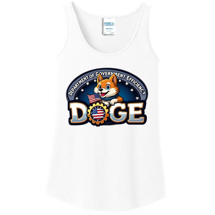 Doge Department Of Government Efficiency Ladies Essential Tank