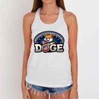 Doge Department Of Government Efficiency Women's Knotted Racerback Tank