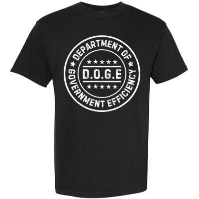 D.O.G.E Department Of Government Efficiency Doge Garment-Dyed Heavyweight T-Shirt