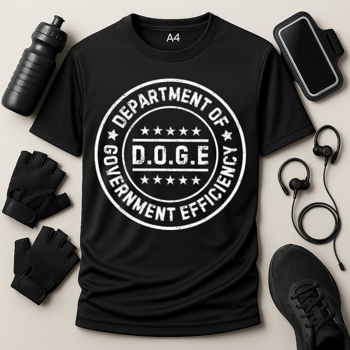 D.O.G.E Department Of Government Efficiency Doge Cooling Performance Crew T-Shirt