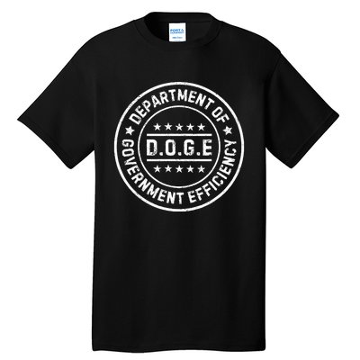 D.O.G.E Department Of Government Efficiency Doge Tall T-Shirt