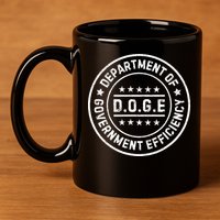 D.O.G.E Department Of Government Efficiency Doge 11oz C Handle Ceramic Mug