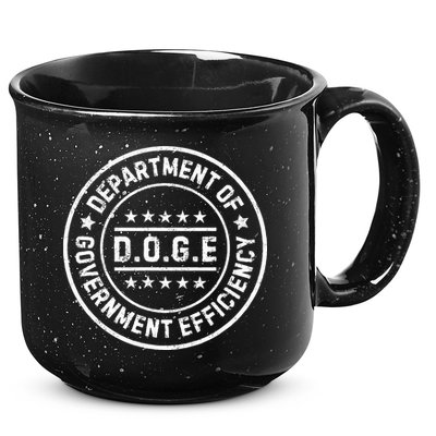 D.O.G.E Department Of Government Efficiency Doge 15oz Campfire Ceramic Mug