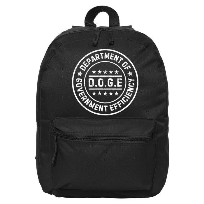 D.O.G.E Department Of Government Efficiency Doge 16 in Basic Backpack