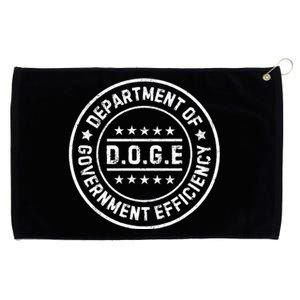 D.O.G.E Department Of Government Efficiency Doge Grommeted Golf Towel