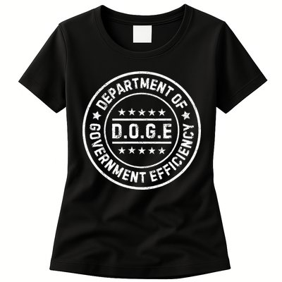 D.O.G.E Department Of Government Efficiency Doge Womens T-Shirt