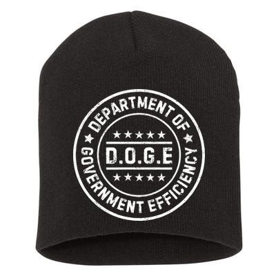 D.O.G.E Department Of Government Efficiency Doge Short Acrylic Beanie