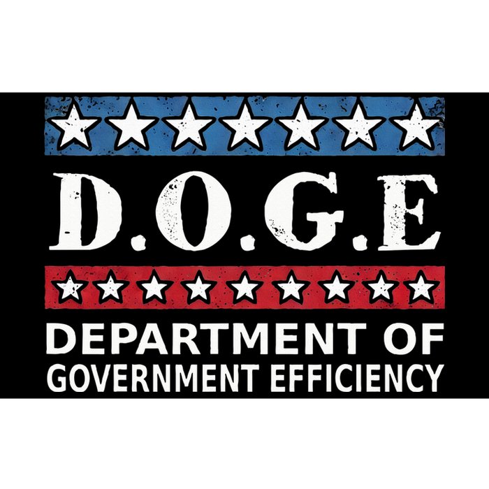 D.O.G.E. Department Of Government Efficiency Bumper Sticker