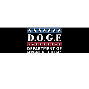 D.O.G.E. Department Of Government Efficiency Bumper Sticker