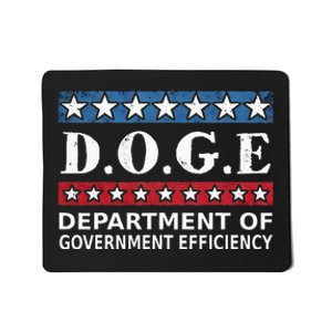 D.O.G.E. Department Of Government Efficiency Mousepad