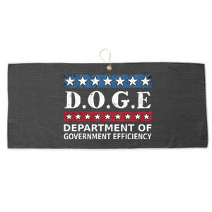 D.O.G.E. Department Of Government Efficiency Large Microfiber Waffle Golf Towel