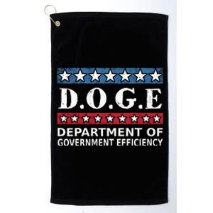 D.O.G.E. Department Of Government Efficiency Platinum Collection Golf Towel