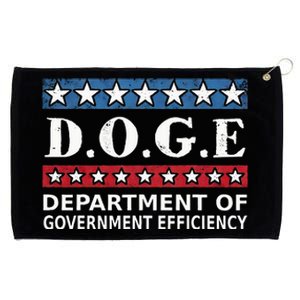 D.O.G.E. Department Of Government Efficiency Grommeted Golf Towel