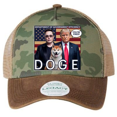Doge Department Of Government Efficiency Legacy Tie Dye Trucker Hat