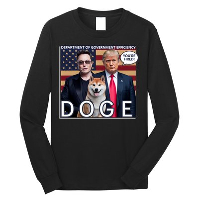 Doge Department Of Government Efficiency Long Sleeve Shirt