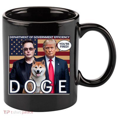 Doge Department Of Government Efficiency 11oz C Handle Ceramic Mug