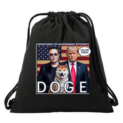 Doge Department Of Government Efficiency Drawstring Bag