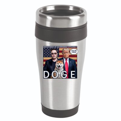 Doge Department Of Government Efficiency 16oz Travel Tumbler