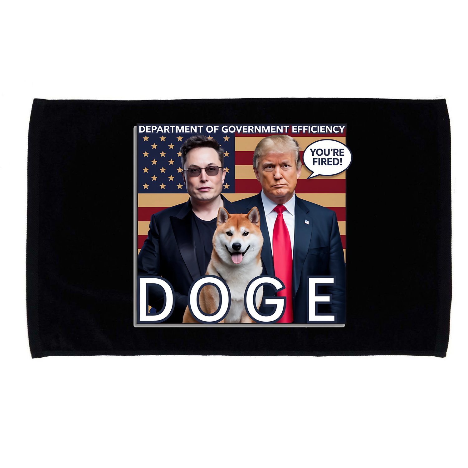 Doge Department Of Government Efficiency Microfiber Hand Towel