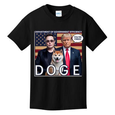 Doge Department Of Government Efficiency Kids T-Shirt