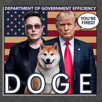 Doge Department Of Government Efficiency Vector Backpack