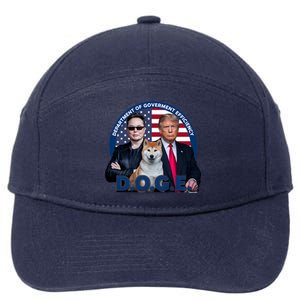 Doge Department Of Government Efficiency 7-Panel Snapback Hat